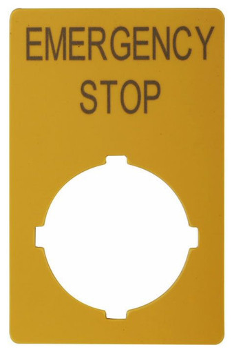 Eaton M22-XZK-GB99 Pushbutton Legend Plate