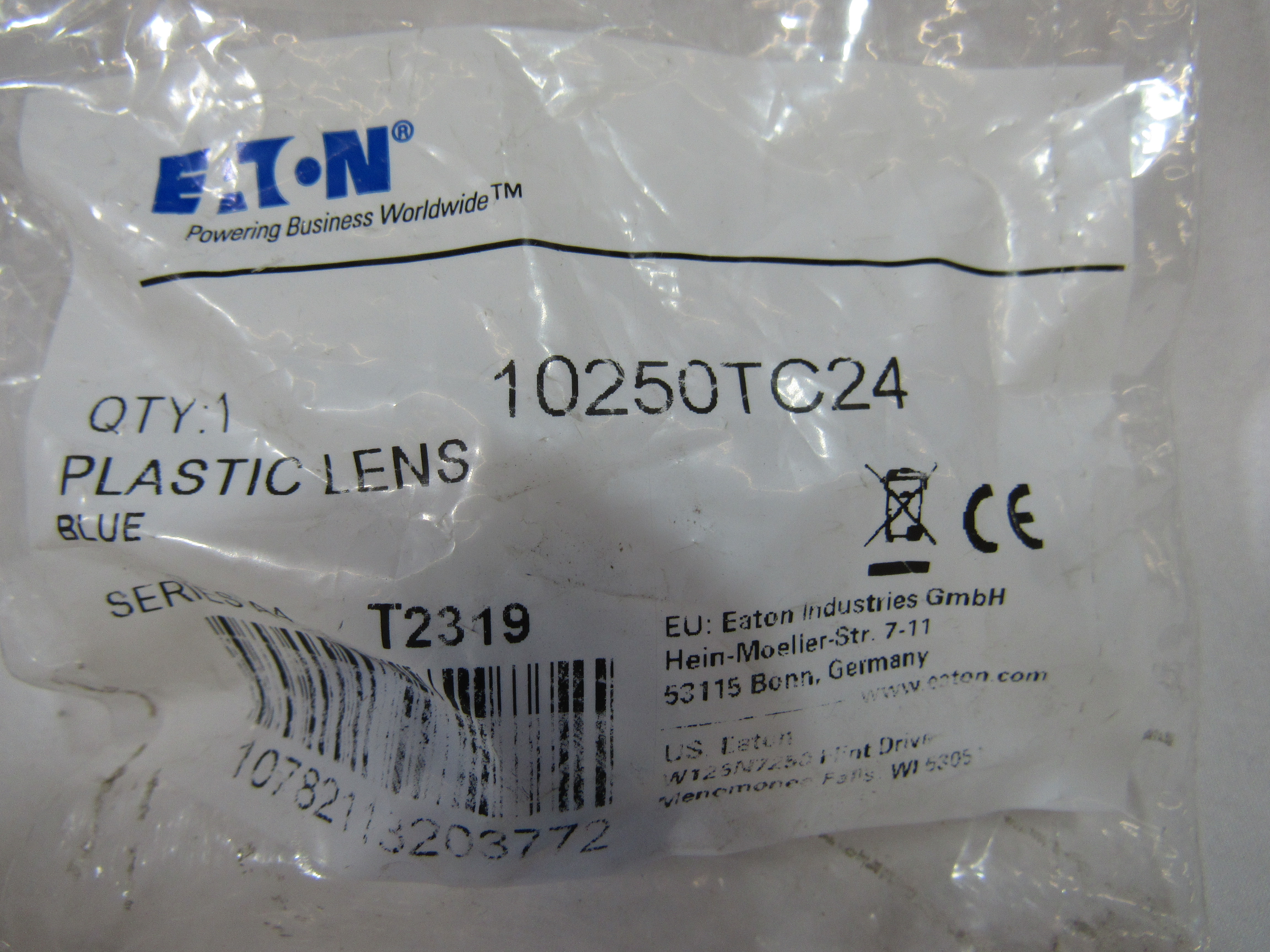Eaton 10250TC24 Pushbutton Lens