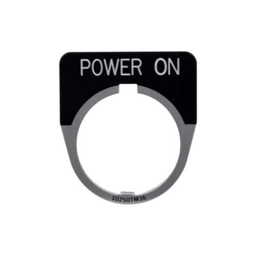 Eaton 10250TM80 Pushbutton Legend Plate (Repackaged)