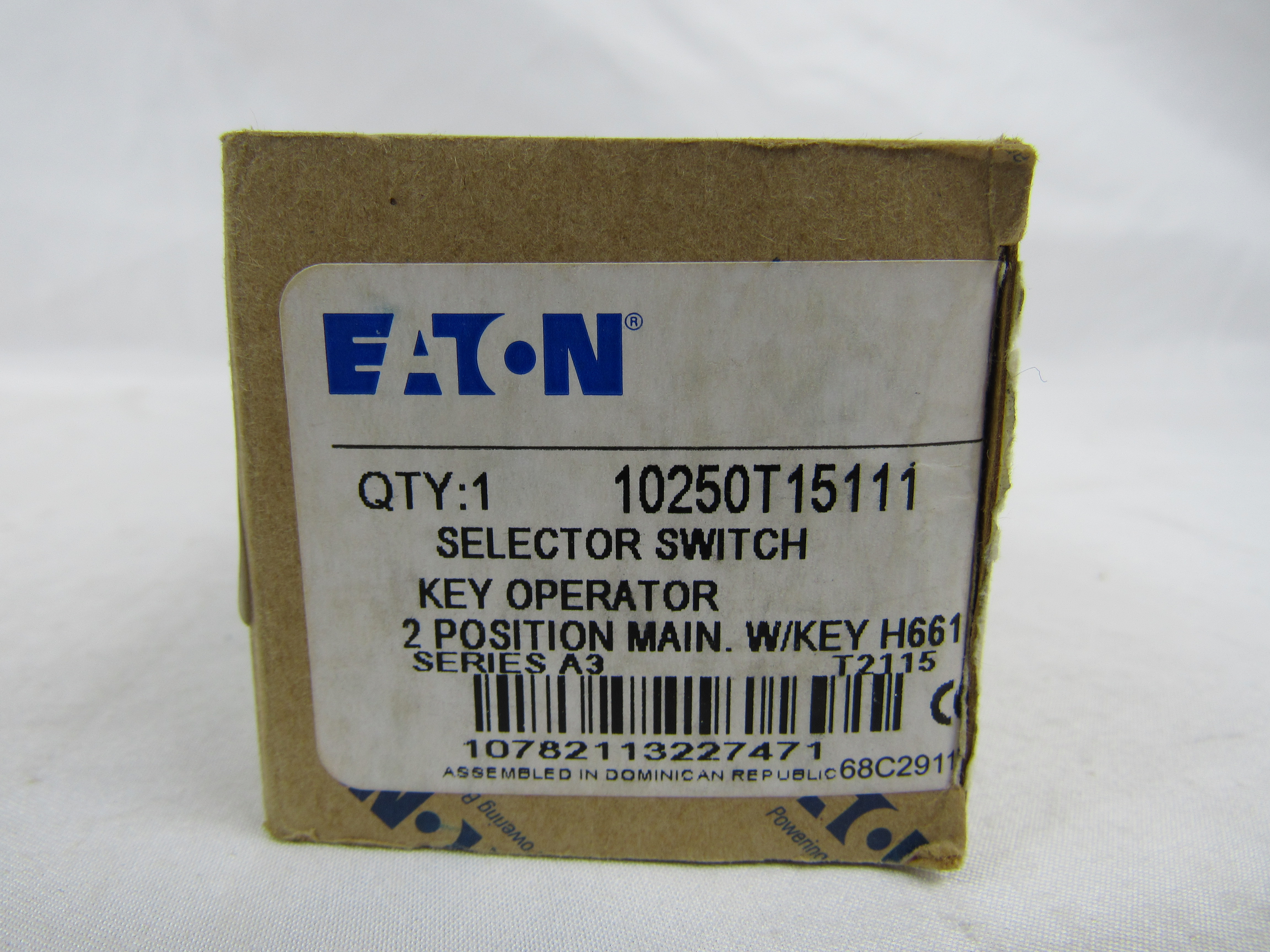 Eaton 10250T15111 Selector Switch Key Operator