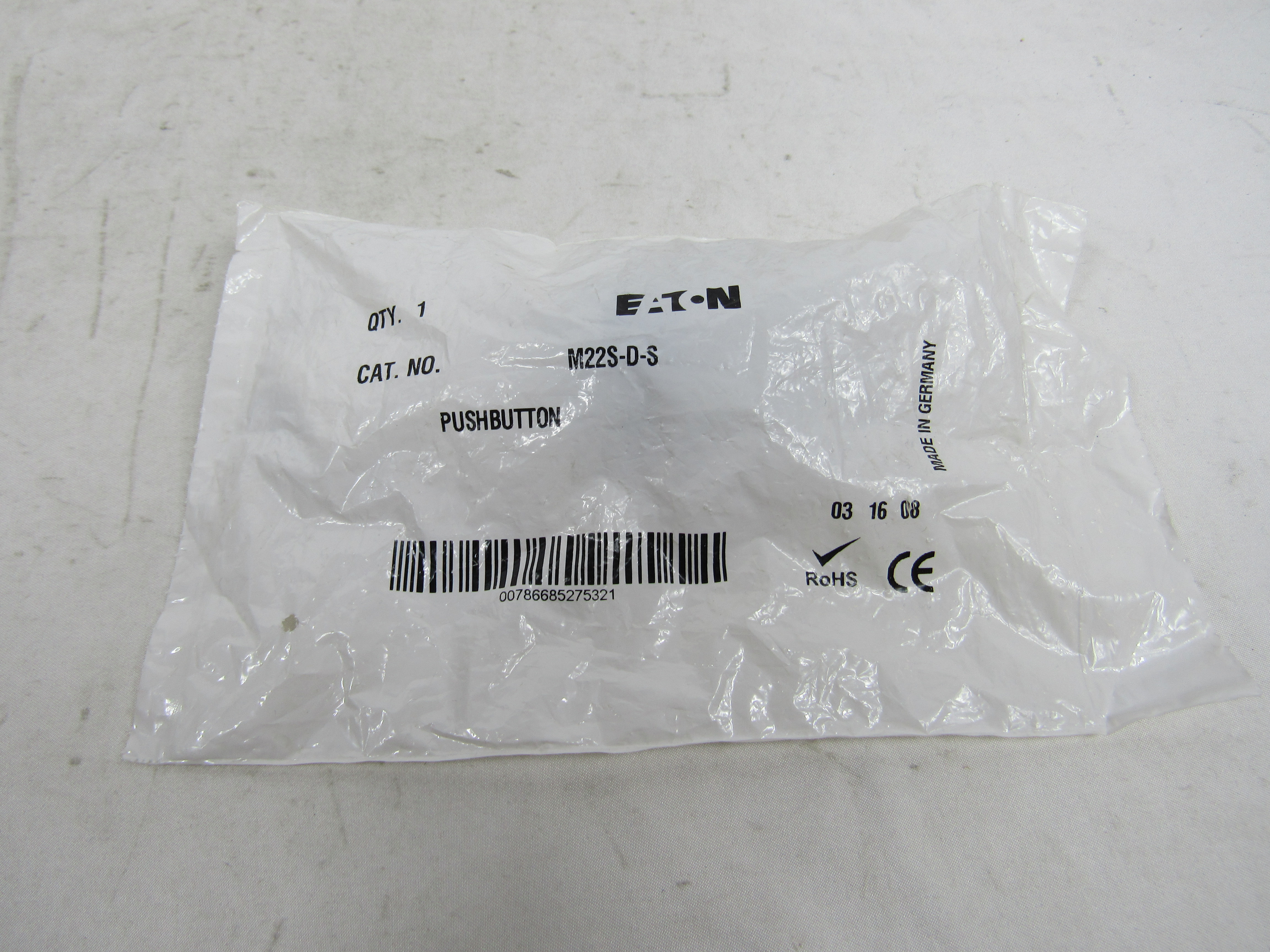 Eaton M22S-D-S Non-Illuminated Pushbutton Operator