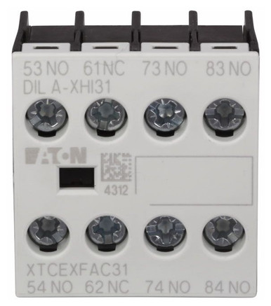 Eaton XTCEXFAC40 Control Relay Auxiliary Contact (Repackaged)
