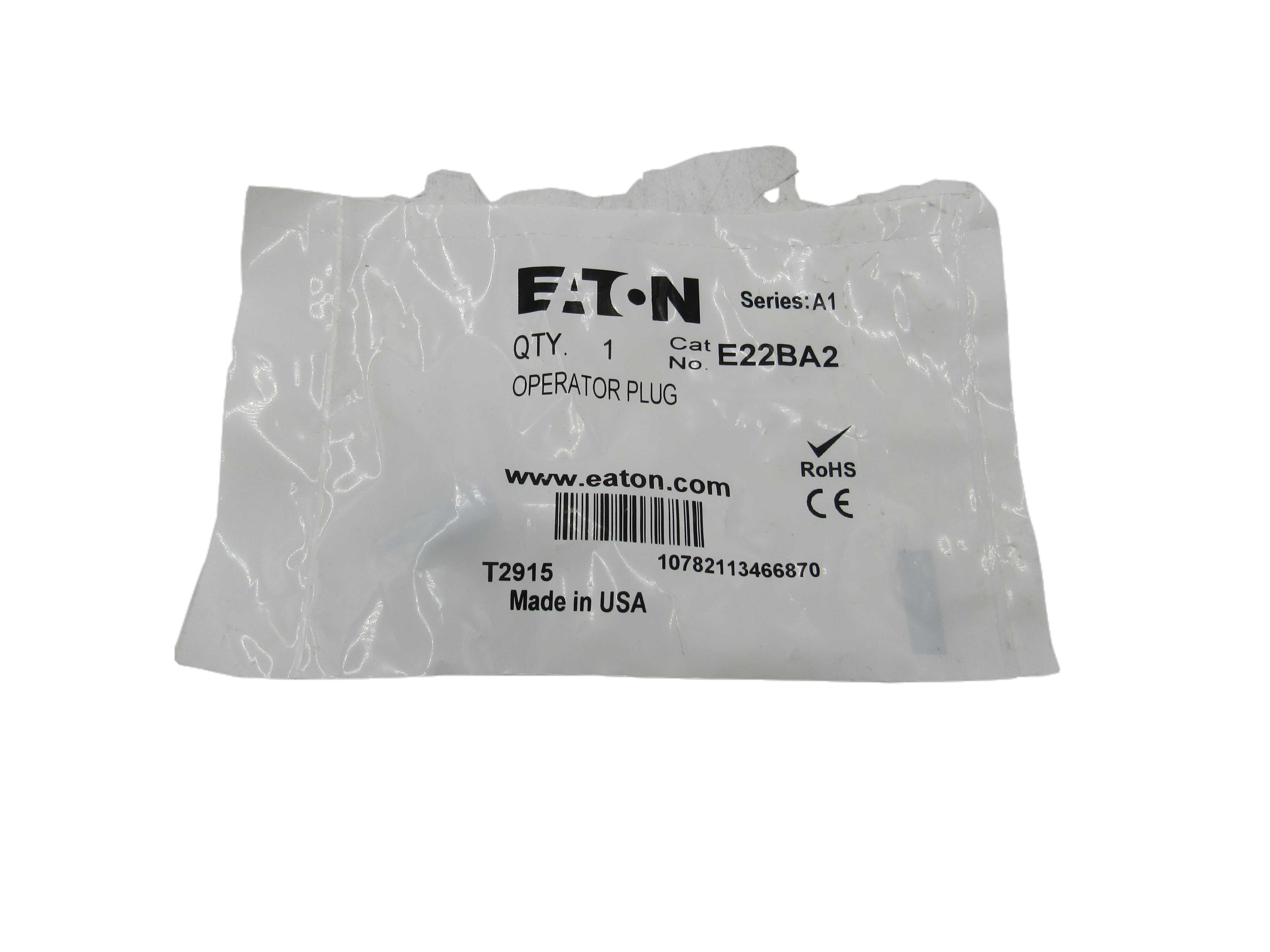 Eaton E22BA2 Pushbutton Operator Plug