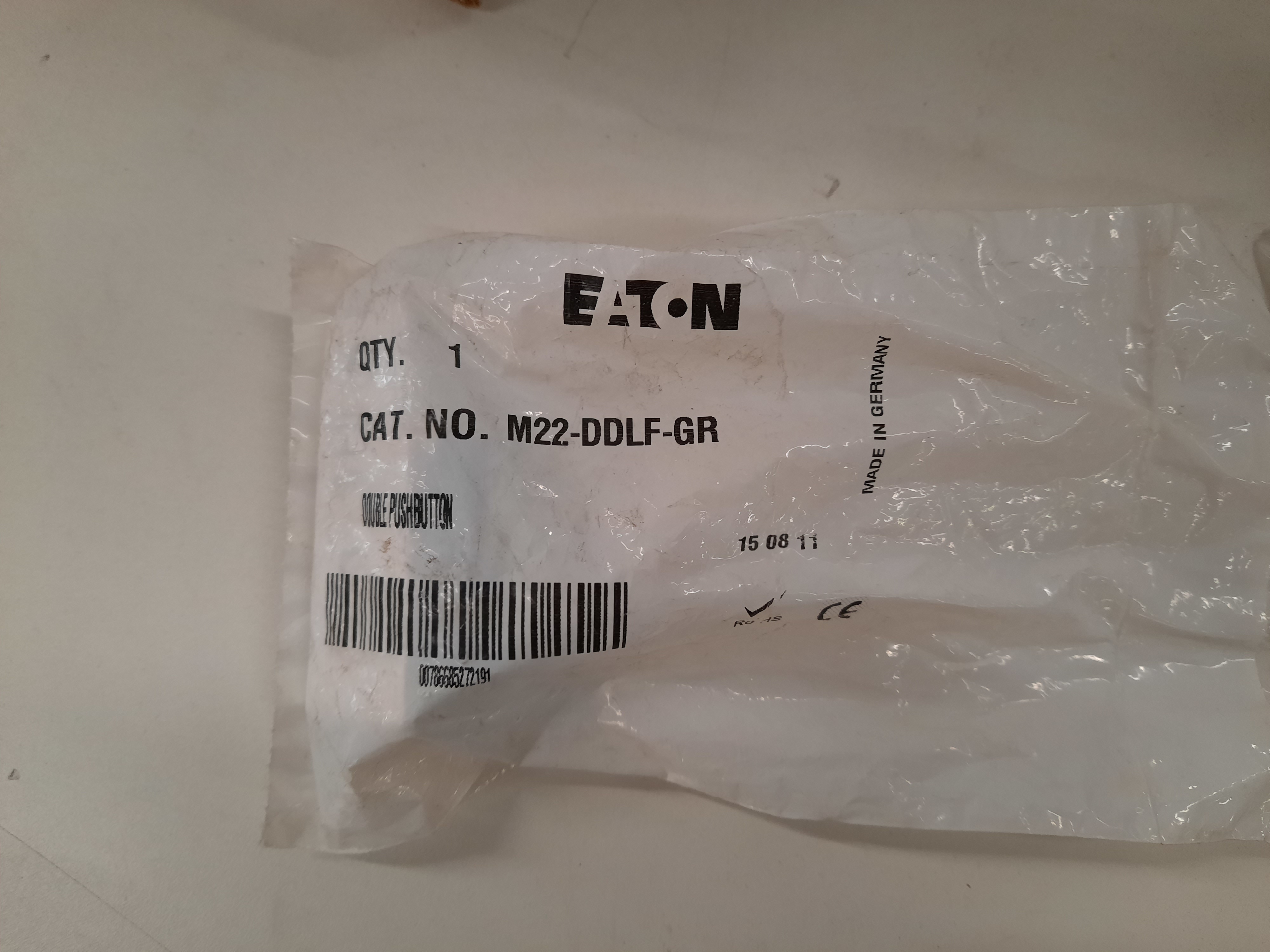 Eaton M22-DDLF-GR Non-Illuminated Pushbutton Operator