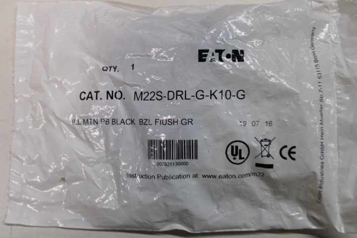 Eaton M22S-DRL-G-K10-G Pushbuttons