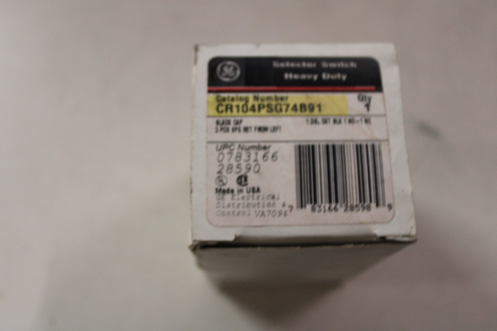 ABB GE Industrial Solutions CR104PSG74B91 Non-Illuminated Selector Switch