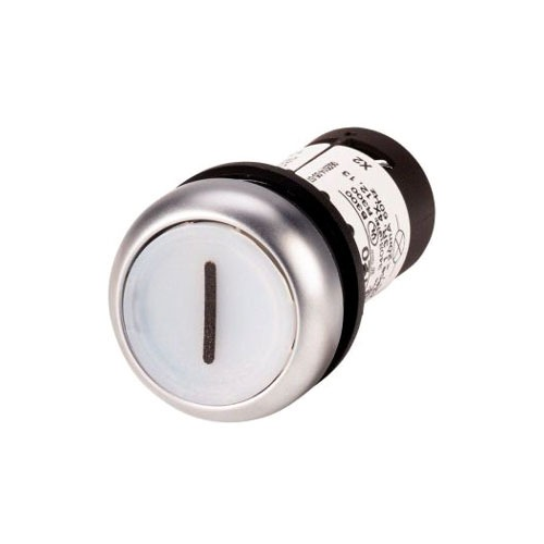 Eaton C22-DL-W-X1-K10-24 Illuminated Pushbutton
