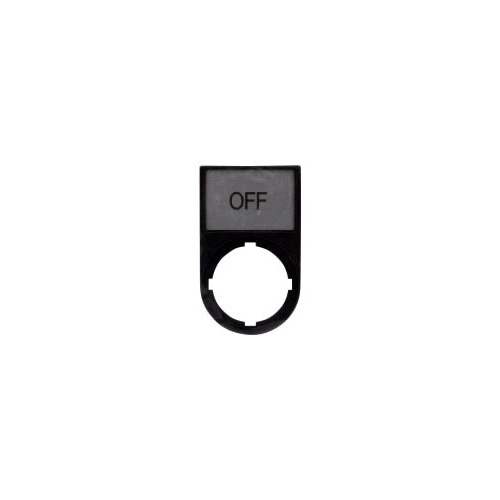 Eaton M22S-ST-GB5 Pushbutton Legend Plate Holder and Insert (Repackaged)