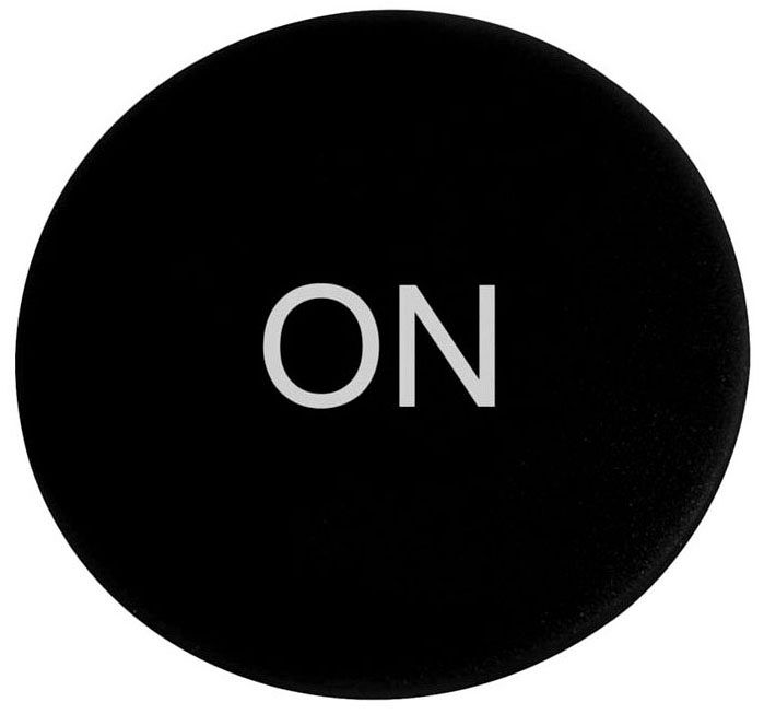 Eaton M22-XD-S-GB6 Non-Illuminated Pushbutton Button Plate