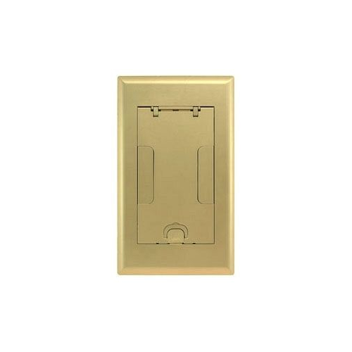 Hubbell Wiring Device-Kellems 2GAFBCVRBRS Recessed Floor Box Cover