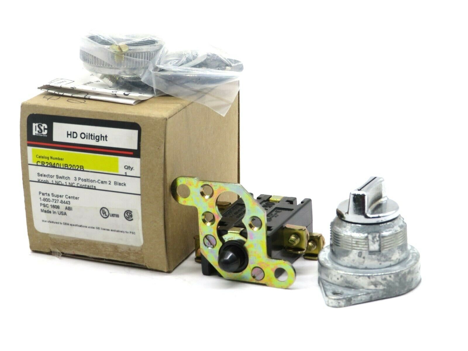 GE CR2940UB202B Pushbutton/Pilot Light/Selector Switch Accy GE CR2940UB202B Pushbutton/Pilot Light/Selector Switch Accy