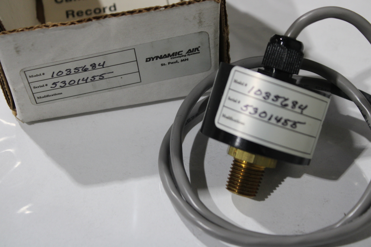 DYNAMIC AIR 1035684 Pressure Switches DYNAMIC AIR 1035684 Pressure Switches