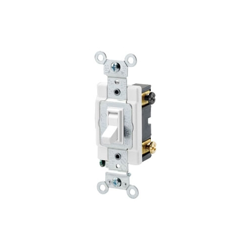 Leviton Manufacturing 54524-2W Toggle AC Quiet Switch (Repackaged)