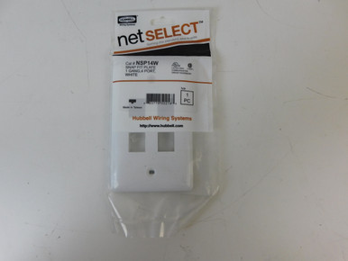 Hubbell Wiring Device-Kellems NSP14W Wallplate