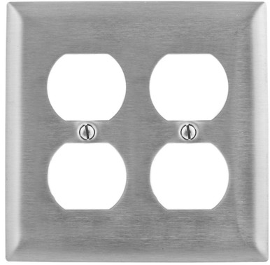 Hubbell Wiring Device-Kellems SS82 Wallplate