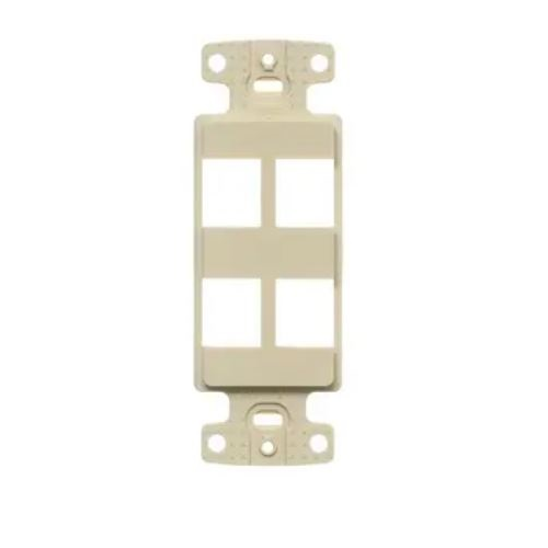 Hubbell Wiring Device-Kellems NS614I Wallplate Decorator Frame