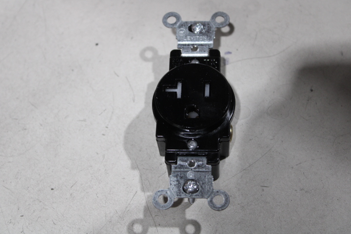 Leviton Manufacturing T5020-E Straight Blade Single Receptacle