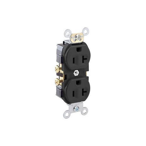 Leviton Manufacturing CR20-E Straight Blade Receptacle