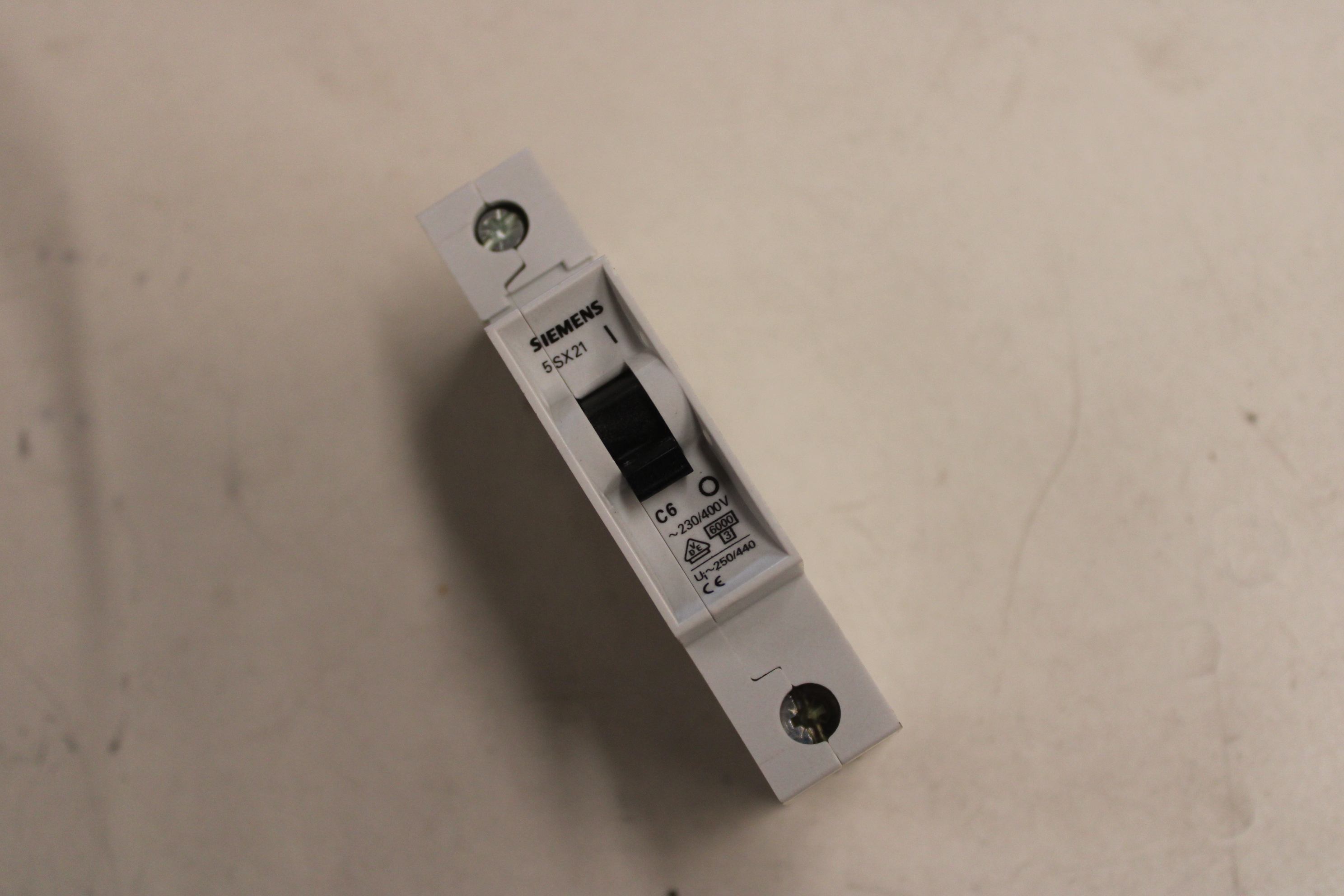 Siemens 5SX2106-7 Miniature Circuit Breaker (Repackaged)