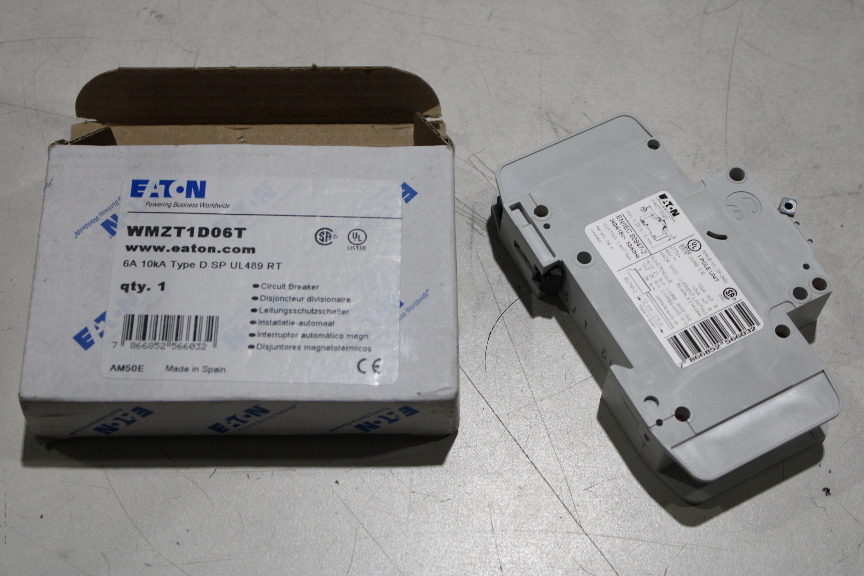 Eaton WMZT1D06T Other Circuit Breakers Eaton WMZT1D06T Other Circuit Breakers