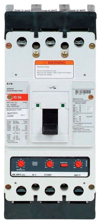 Eaton KD3300W Molded Case Breakers MCCBs (Used)