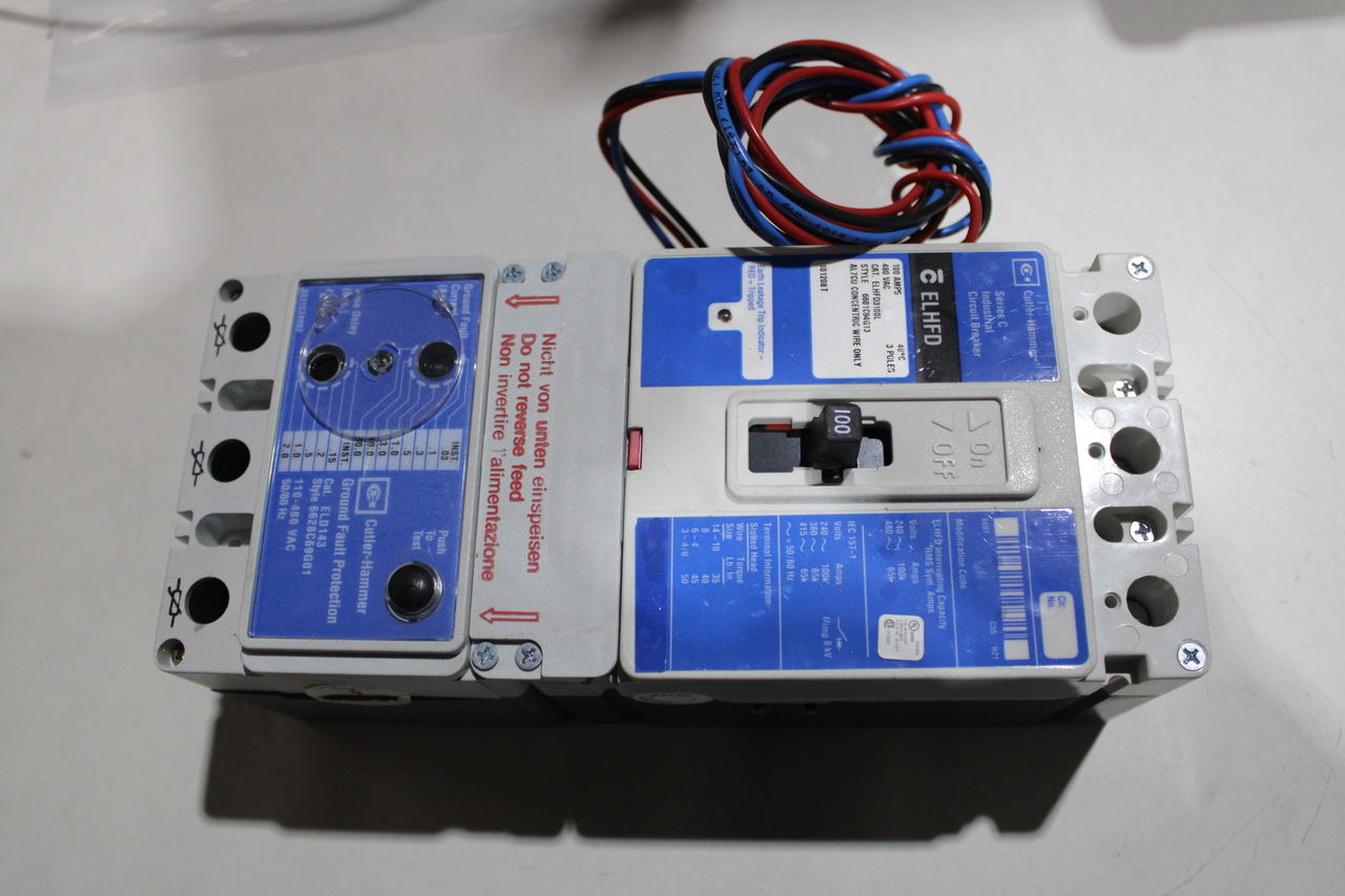 Cutler-Hammer ELHFD3100L Molded Case Breakers MCCBs (Aesthetic Defect)