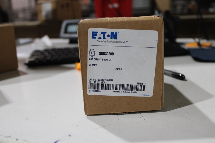 Eaton GDB3020D Non-Interchangeable Trip Circuit Breaker