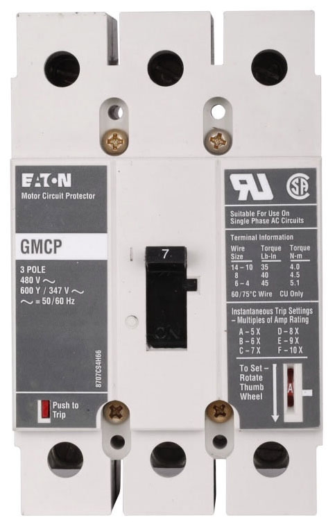 Eaton GMCP030H1CA3 Motor Circuit Protector MCPs