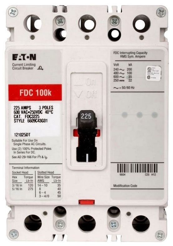 Eaton FDC3020 Non-Interchangeable Trip Circuit Breaker (Used)