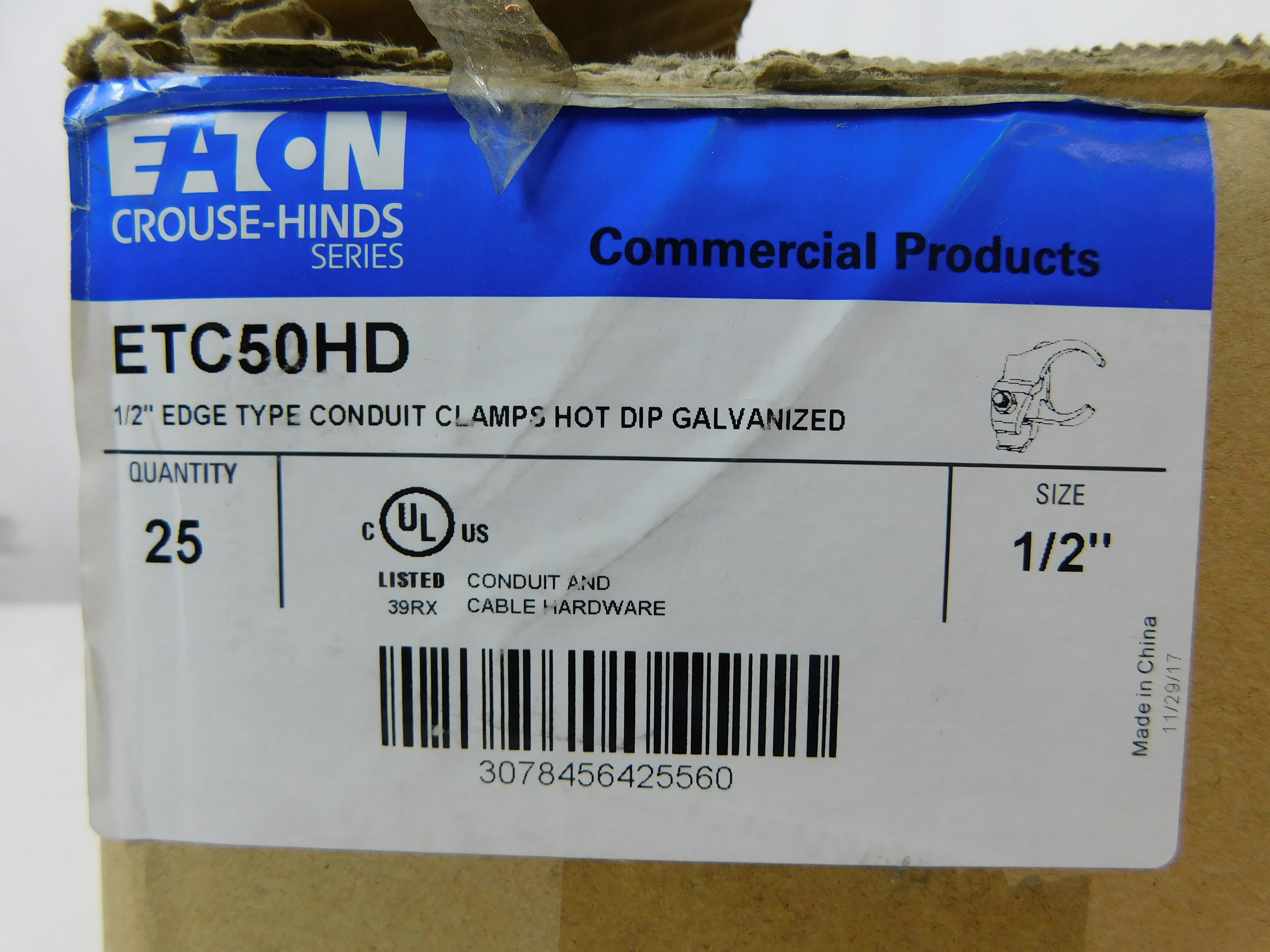 Crouse-Hinds ETC50HD IMC/Rigid Conduit Clamp