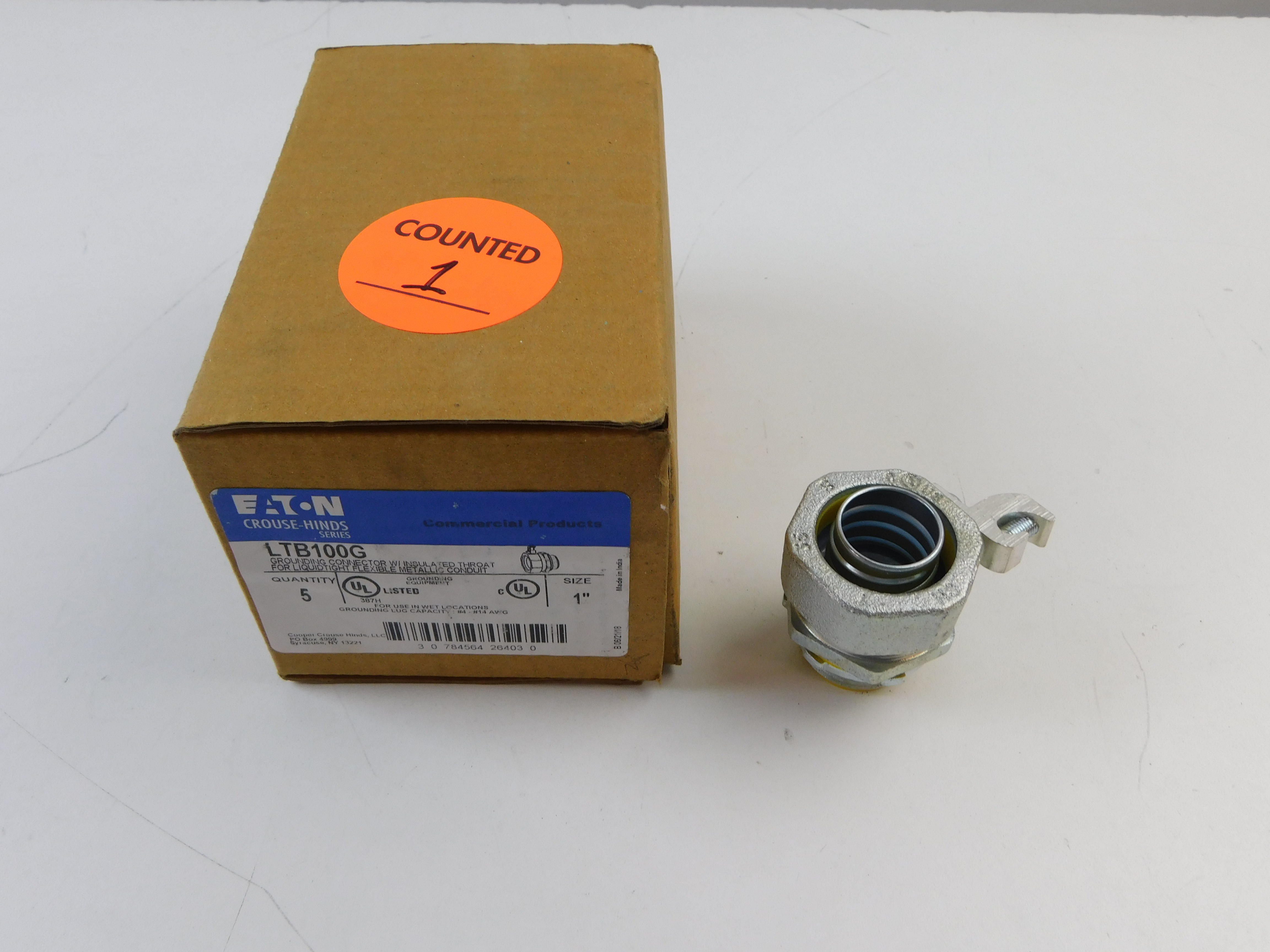 Crouse-Hinds LTB100G Liquidtight Conduit Connector