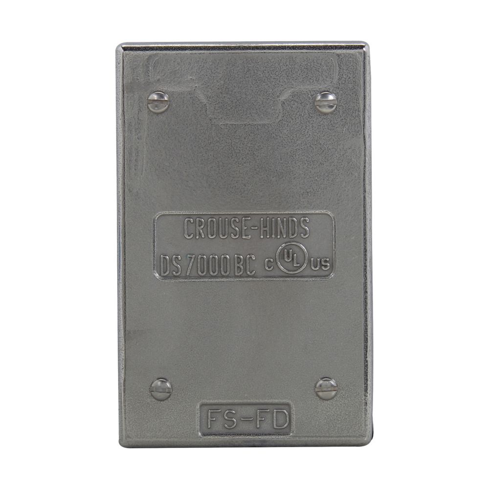 Crouse Hinds DS7000BC Outlet Boxes/Covers/Accessories (Repackaged)