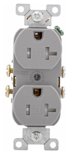 Arrow Hart TRCR20GY Straight Blade Receptacle (Repackaged)