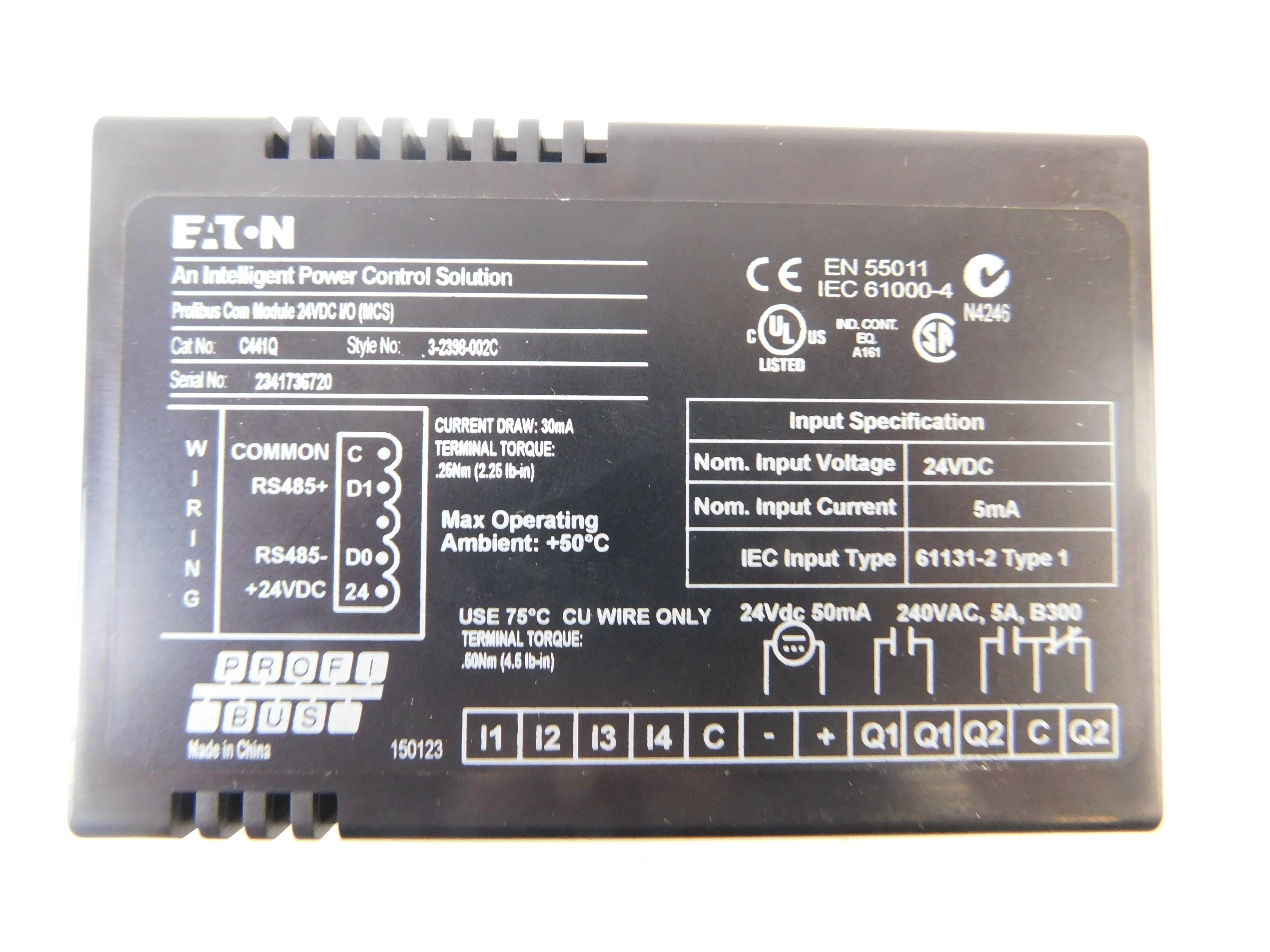 Eaton C441Q Programmable Logic Controllers PLCs (Repackaged)