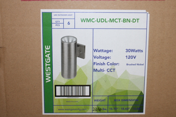 Westgate WMC-UDL-MCT-BN-DT Outdoor Lighting Westgate WMC-UDL-MCT-BN-DT Outdoor Lighting