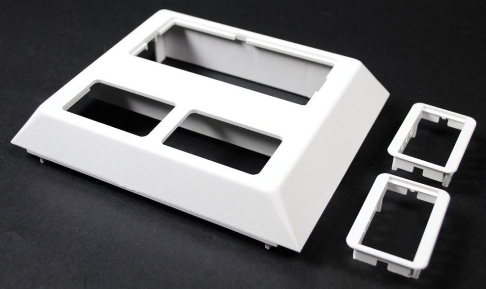 Wiremold 5007C-2ABBK Raceway Deep Device Plate