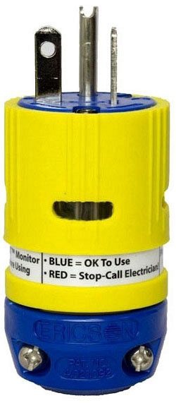 Ericson Manufacturing 1512-PML Straight Blade Plug