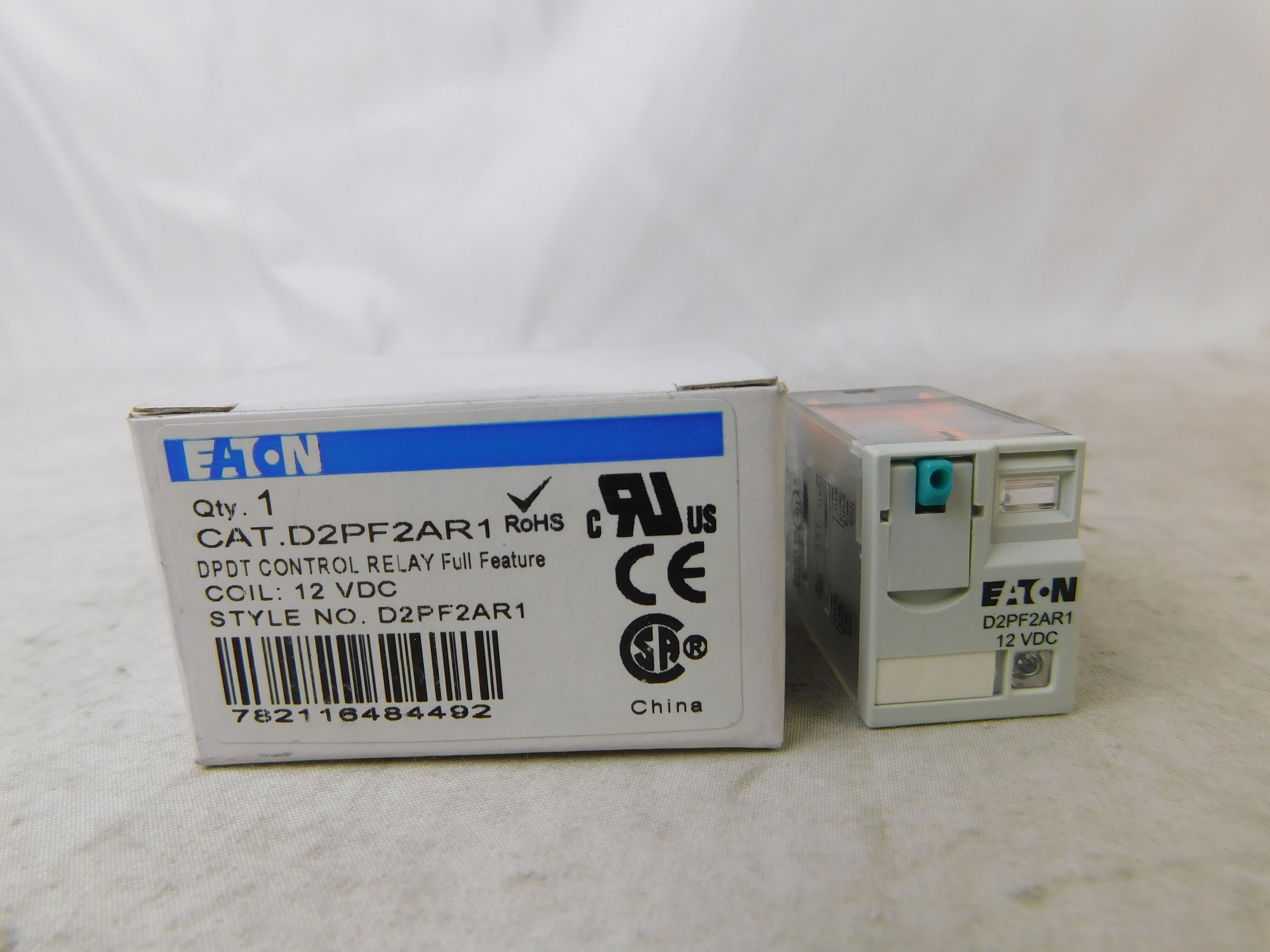 Eaton D2PF2AR1 Relays 10A 12VDC EA