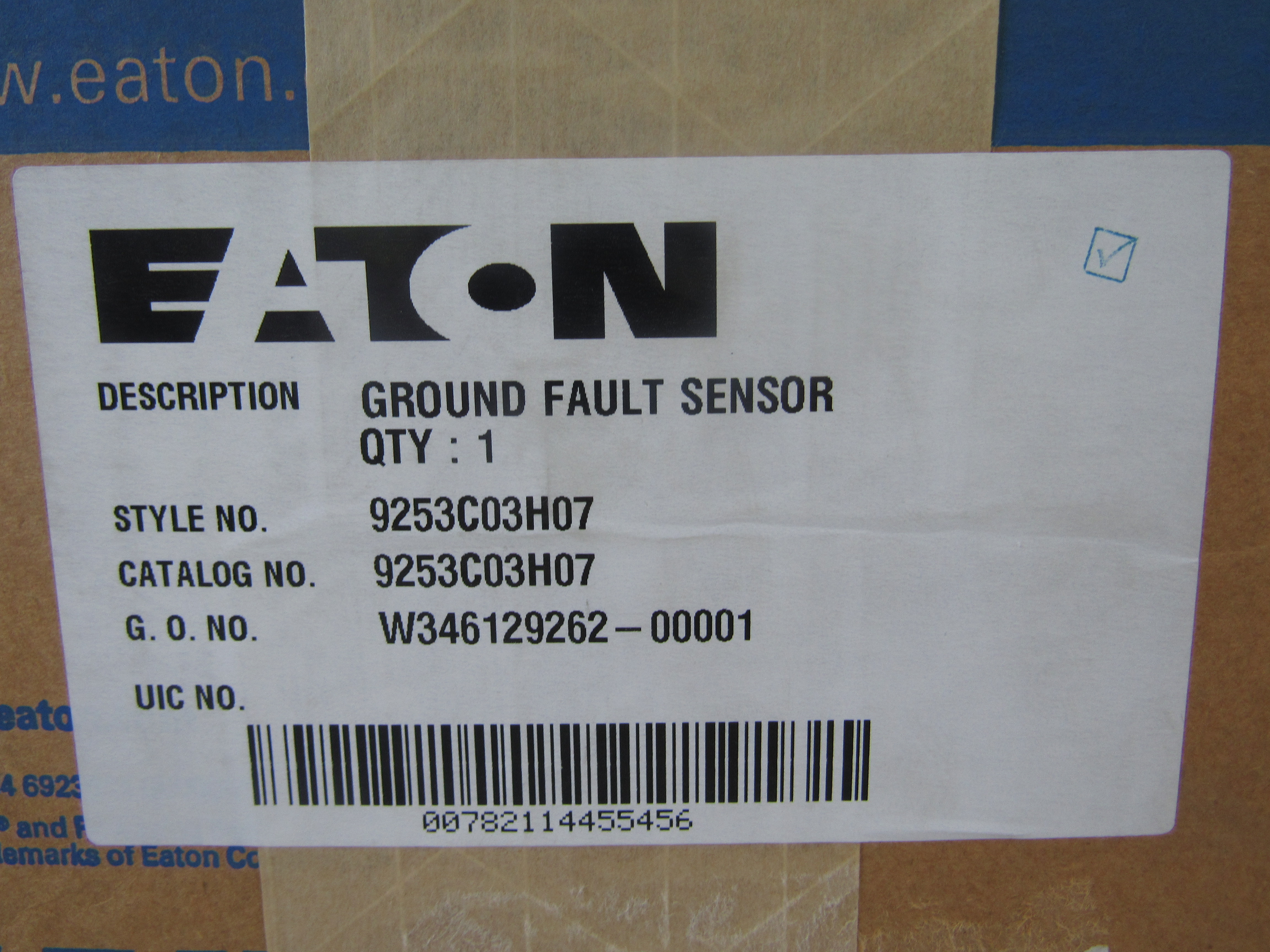 Eaton 9253C03H07 Other Sensors and Switches
