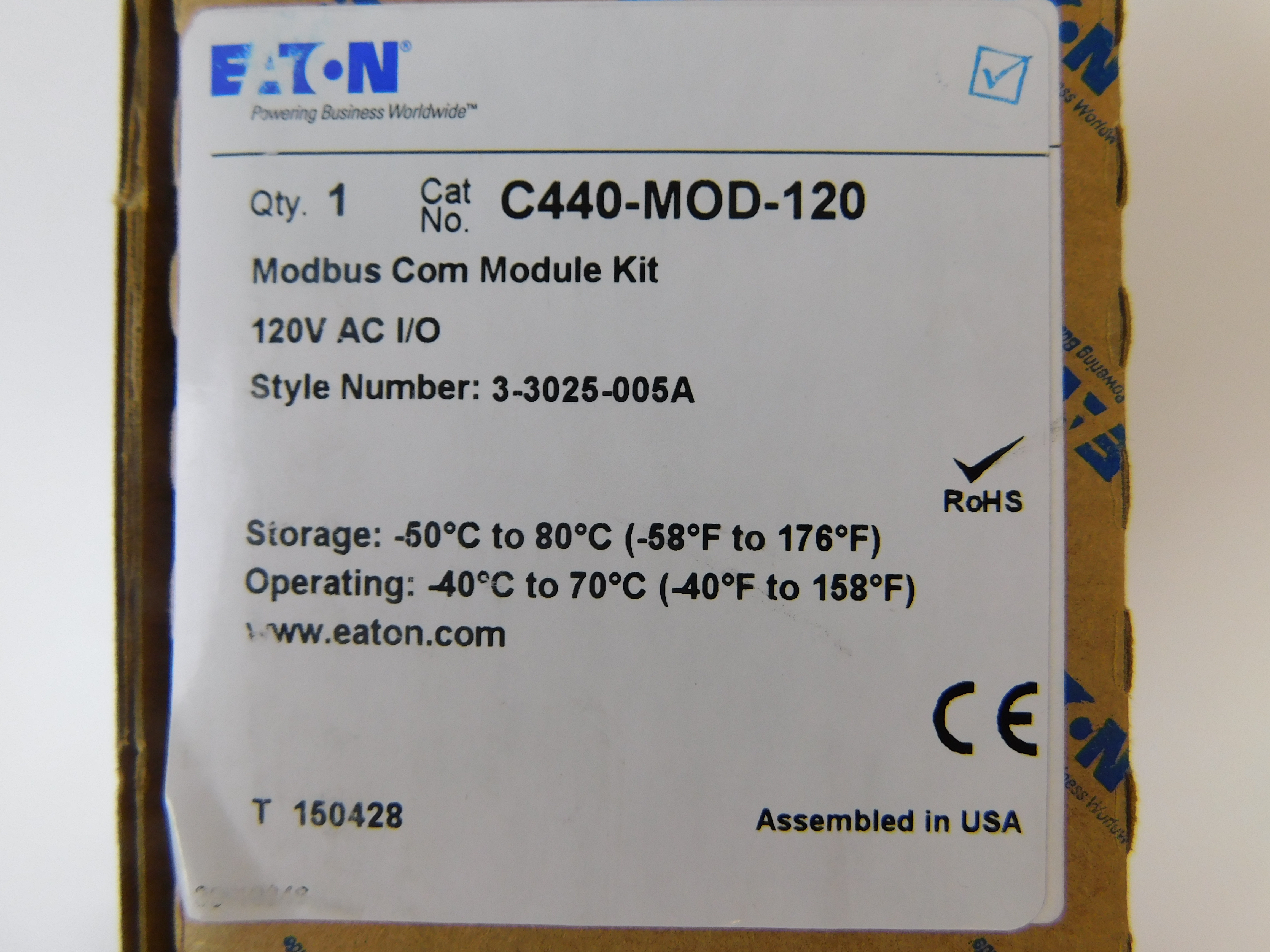 Eaton C440-MOD-120 Relays