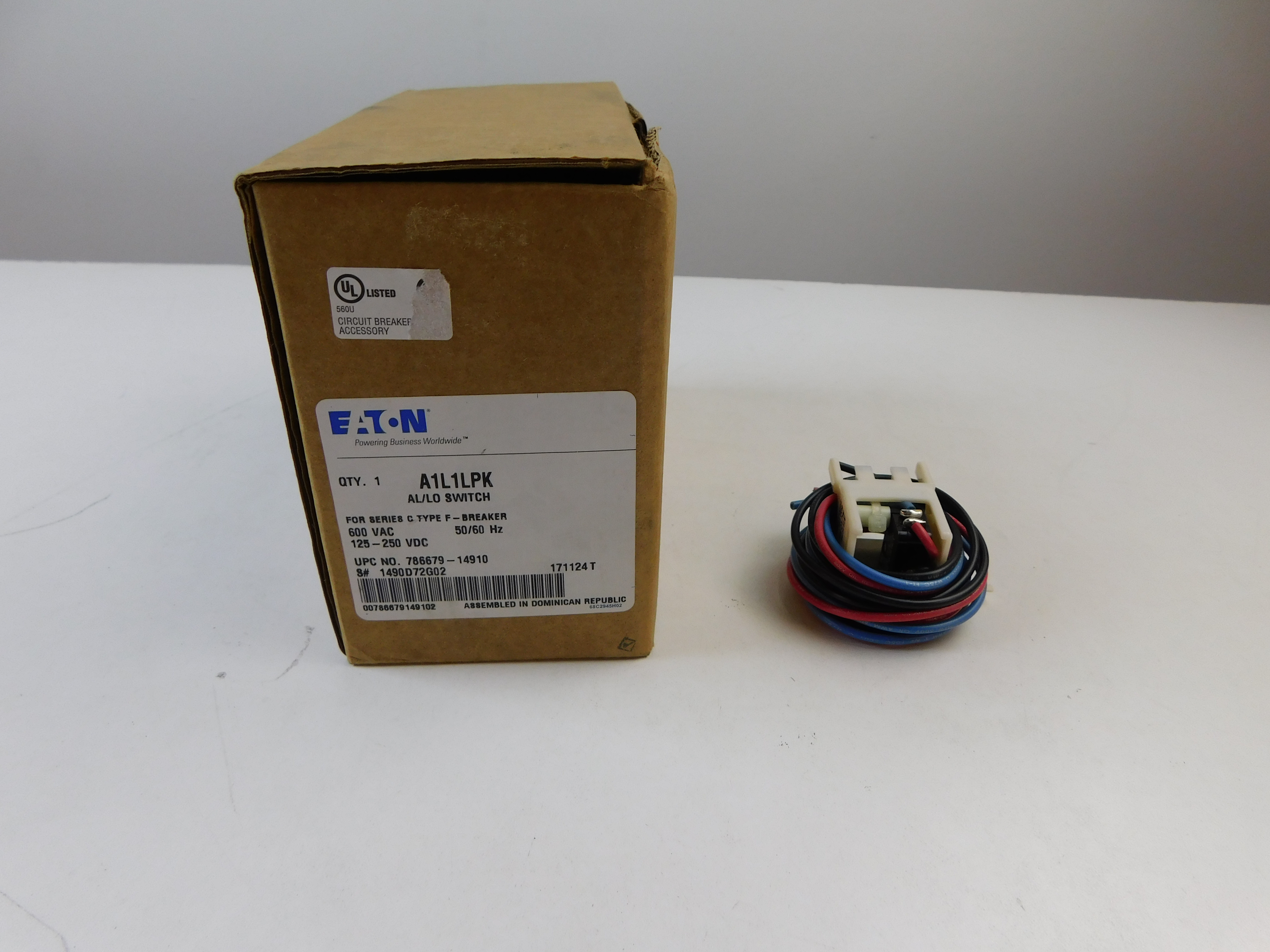 Eaton A1L1LPK Other Sensors and Switches 600V 50/60Hz J-K Frame EA