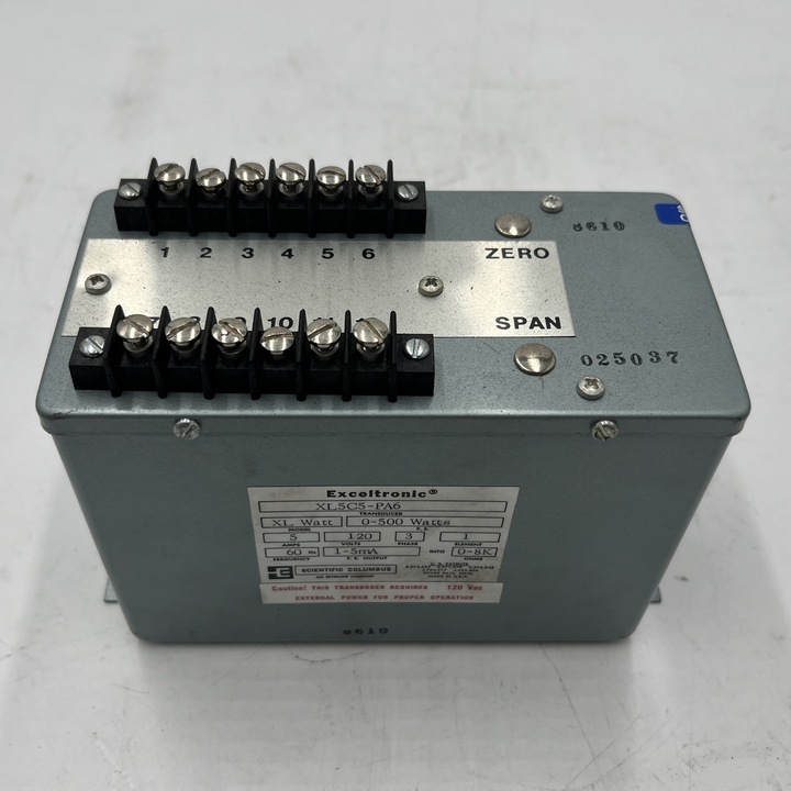 Scientific Columbus XL5C5-PA6 Transducer (Used)