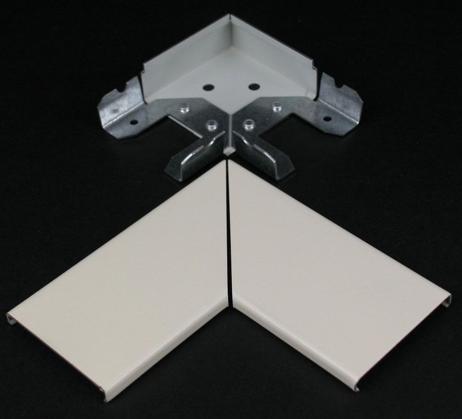 Wiremold V2411M Raceway Flat Elbow Fitting