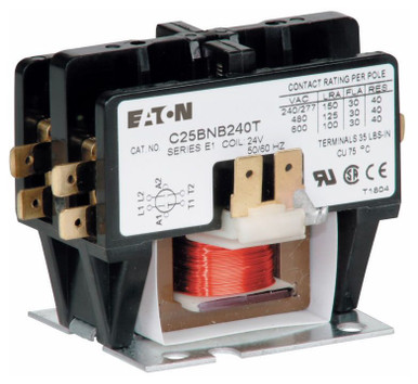 Eaton C25BNB225A Definite Purpose Contactor (Used)