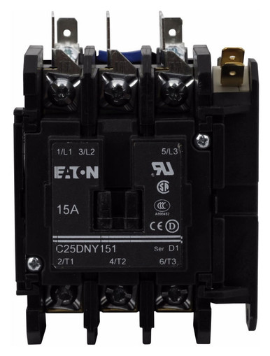 Eaton C25DNY113A Definite Purpose Contactors Eaton C25DNY113A Definite Purpose Contactors
