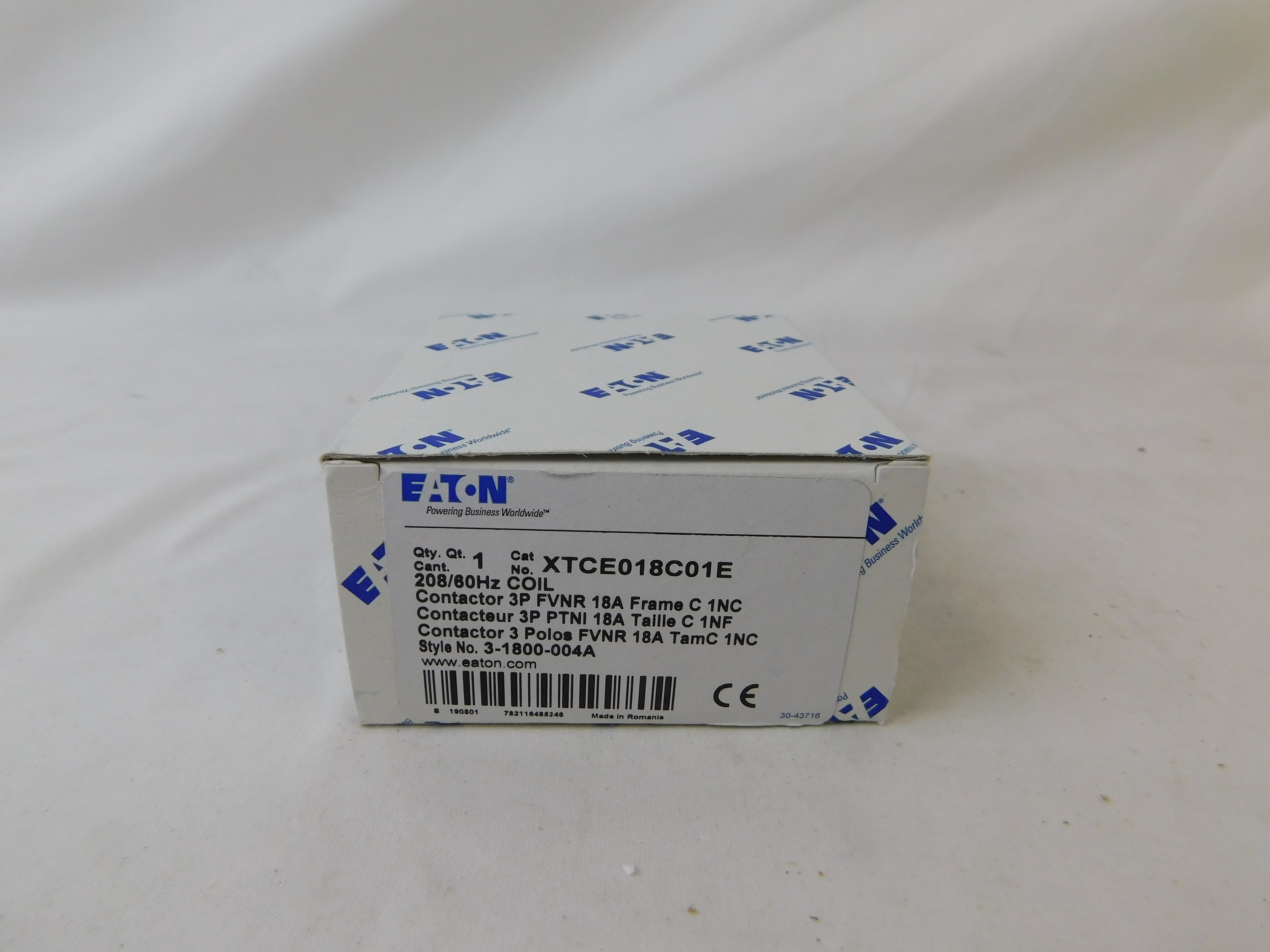 Eaton XTCE018C01E IEC Contactor