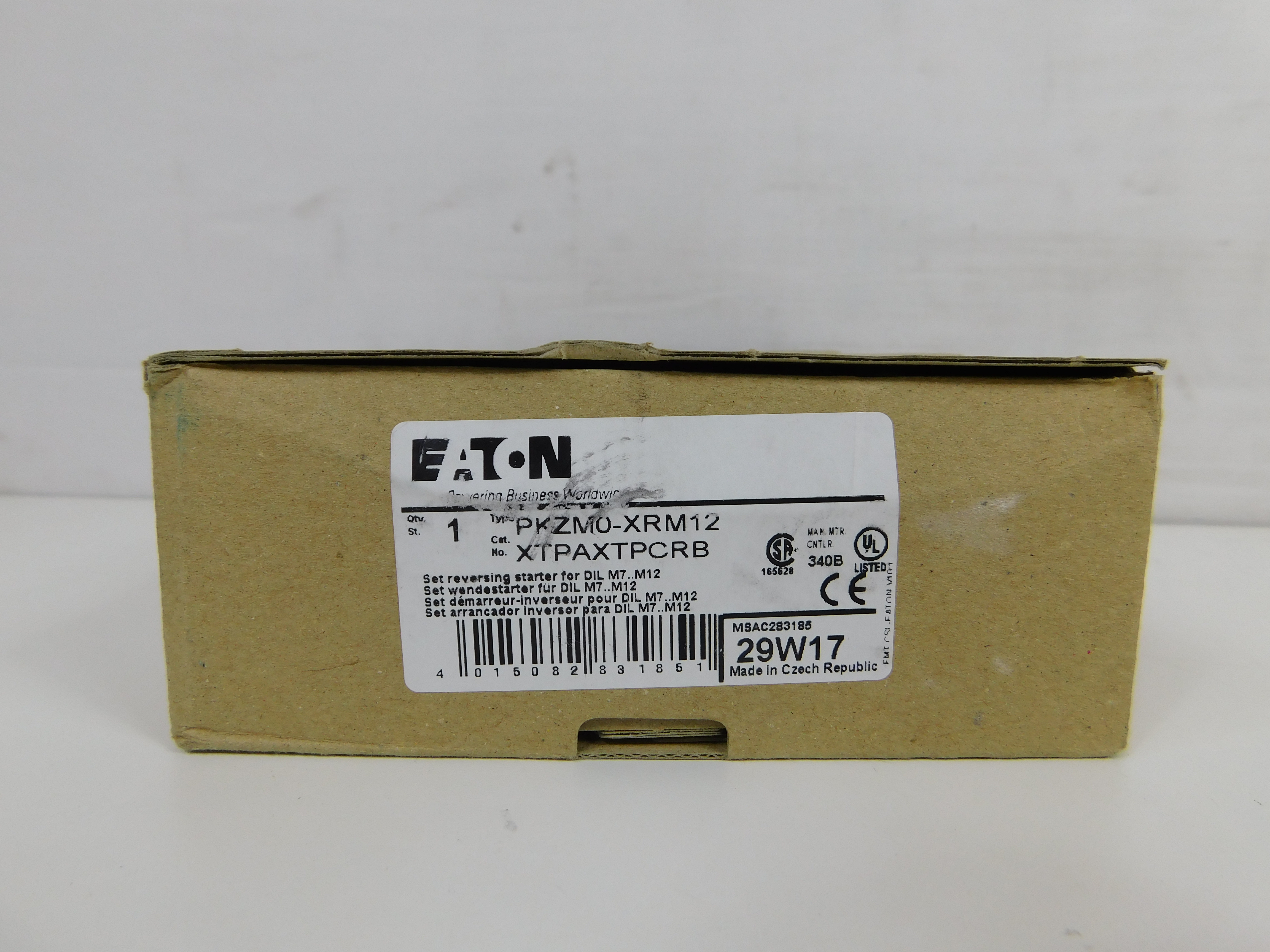 Eaton XTPAXTPCRB Starter and Contactor Accessories Eaton XTPAXTPCRB Starter and Contactor Accessories