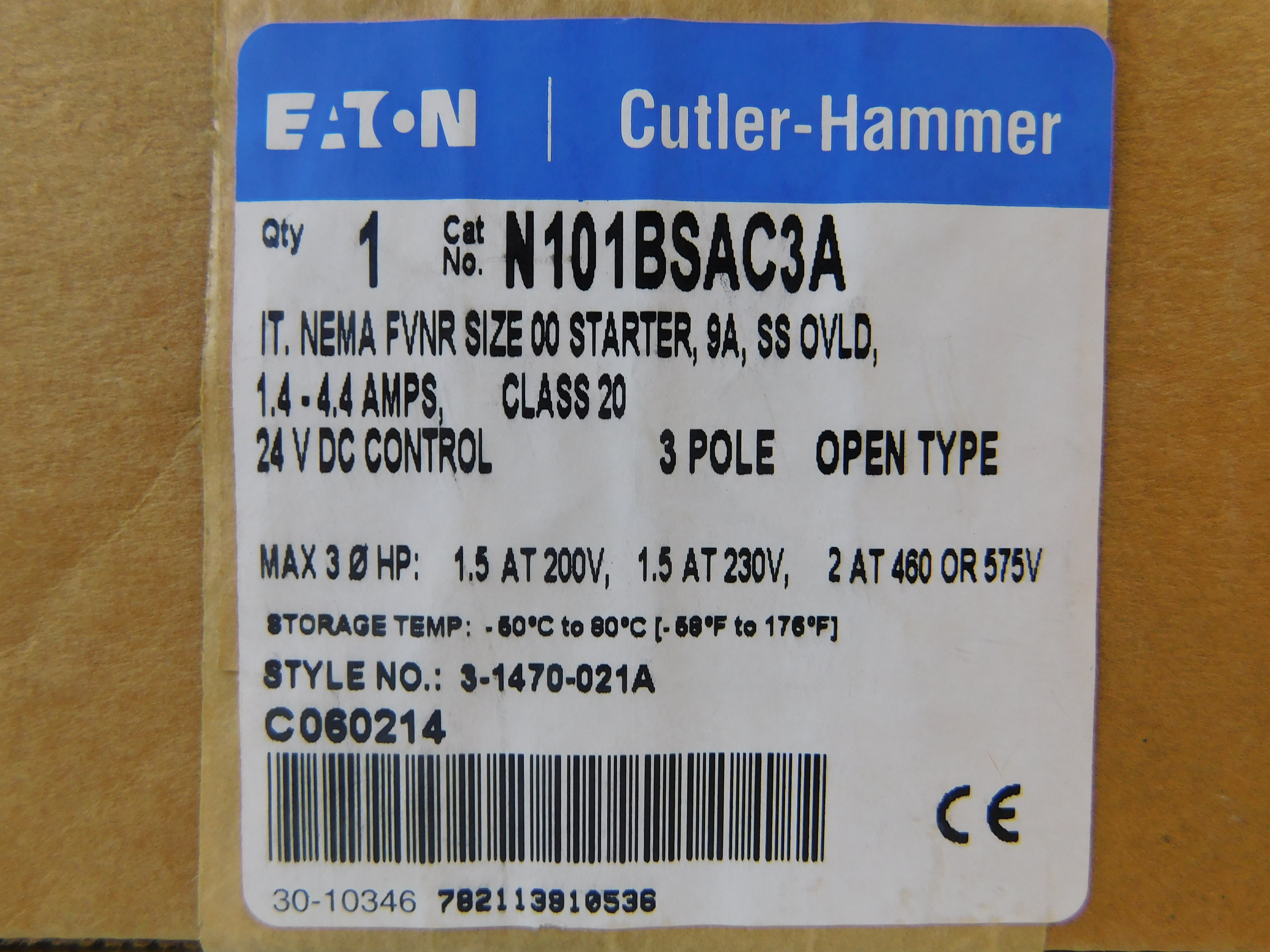 Eaton N101BSAC3A Starter
