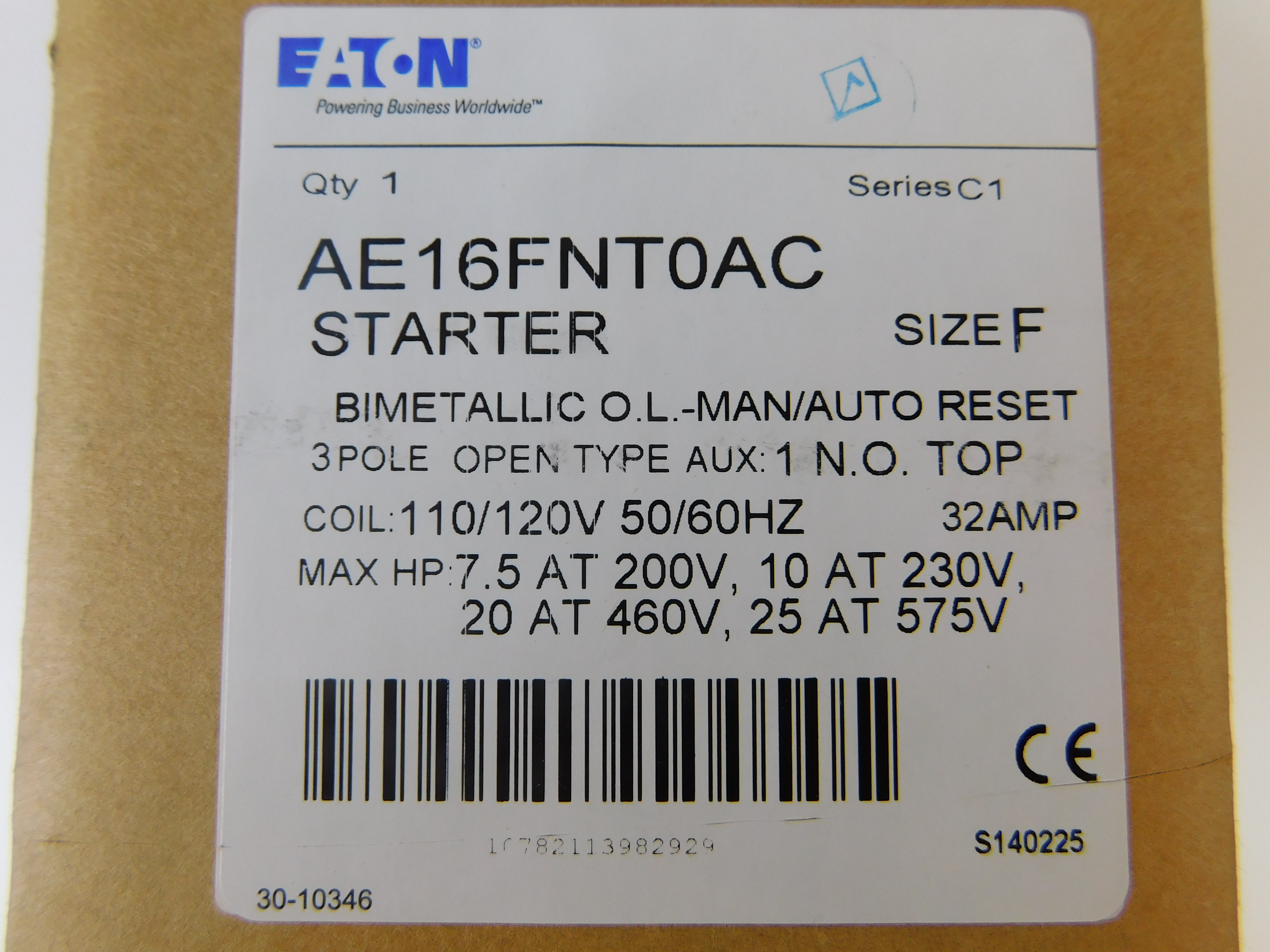 Eaton AE16FNT0AC Starters