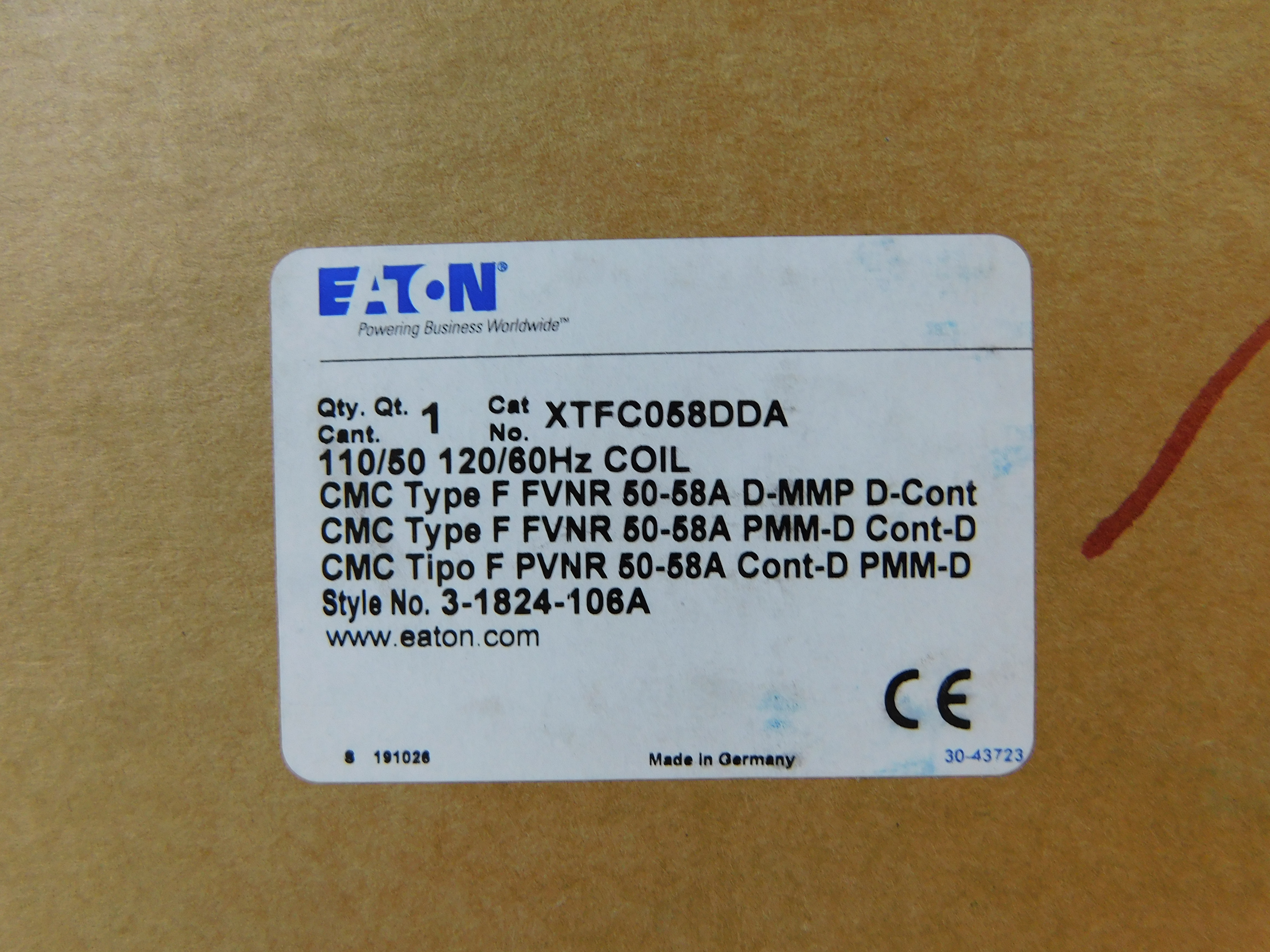 Eaton XTFC058DDA Combination Starters